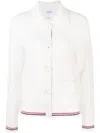 Thom Browne Gestrickter Cardigan In Weiss
