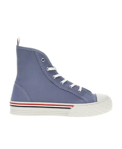 THOM BROWNE THOM BROWNE RWB-STRIPE ROUND-TOE SNEAKERS