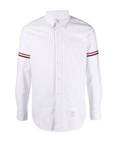 THOM BROWNE RWB STRIPE OXFORD SHIRT