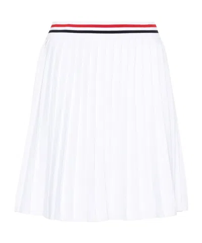 THOM BROWNE THOM BROWNE RWB-STRIPED THIGH-LENGTH MINI SKIRT