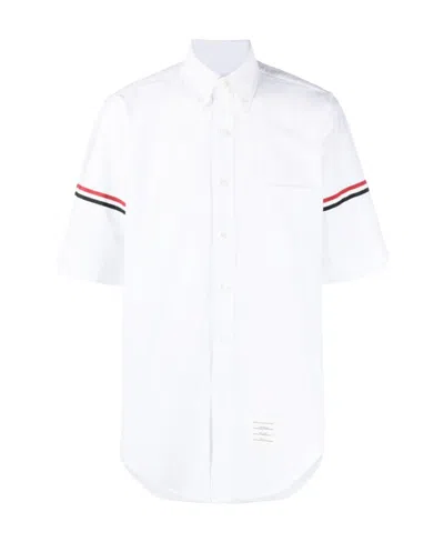 THOM BROWNE THOM BROWNE RWB STRIPE SHORT-SLEEVED SHIRT