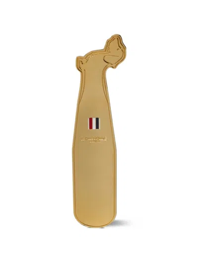 Thom Browne Rwb Stripe Shoe Horn In Gold