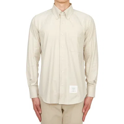 Thom Browne Rwb Stripe Slim-fit Shirt In White