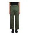 Thom Browne Rwb-stripe Straight-leg Trousers In Black
