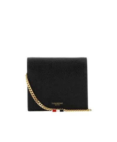 THOM BROWNE THOM BROWNE RWB STRIPE STRAPPED WALLET