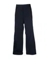Thom Browne Rwb-stripe Tailored Trousers In Black