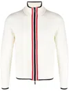 THOM BROWNE RWB STRIPE WOOL CARDIGAN