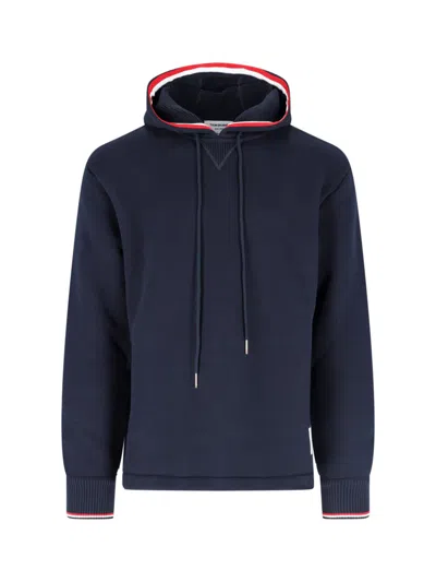 Thom Browne Rwb Striped Sweatshirt In Blue