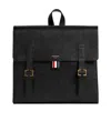 Thom Browne Rwb Structured Backpack In Black