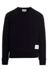 Thom Browne Crew Neck Sweatshirt In Blue