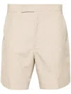 Thom Browne Typewriter Cloth Utility Chino Shorts Khaki In Brown