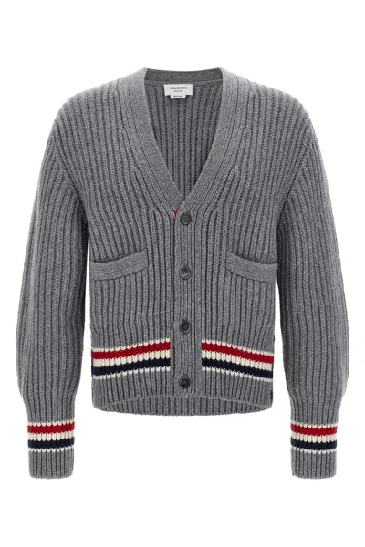 THOM BROWNE RWB TAPE CARDIGAN