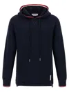 Thom Browne Rwb Tape Hoodie Sweatshirt Blue In Blue