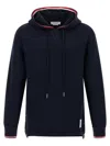Thom Browne Rwb Tape Hoodie Sweatshirt Blue In Blue