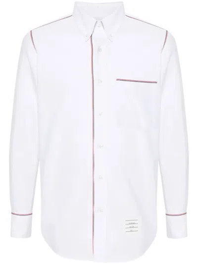 THOM BROWNE RWB-TRIM COTTON SHIRT