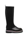 Thom Browne Rwb-stripe Leather Boots In Multi