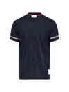 Thom Browne Polo Shirt With Lapel Short Sleeve In Black