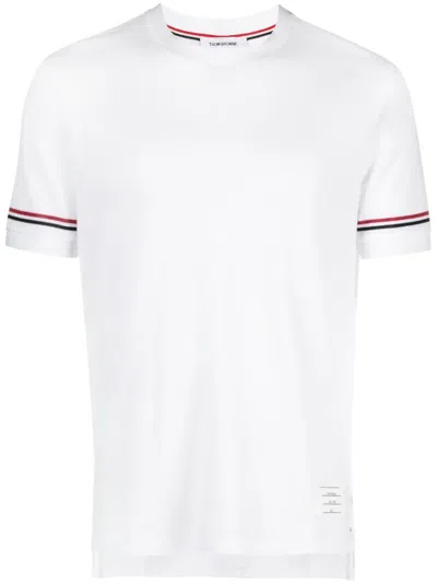 THOM BROWNE RWV-STRIPE KNITTED TOP