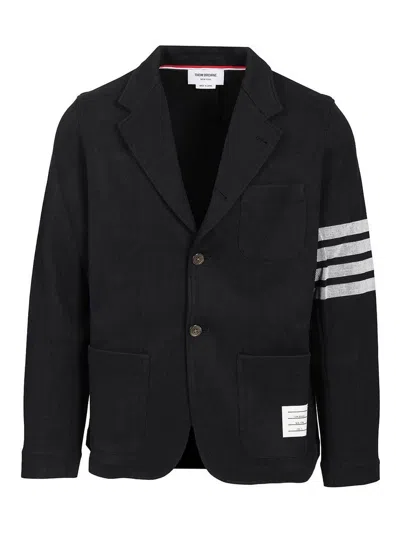 Thom Browne Sack  Blazer In Blue