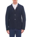 Thom Browne Rwb-stripe Cotton Blazer