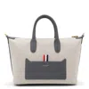 Thom Browne Sand Canvas Duffle Small Handbag