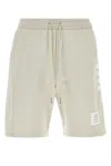 Thom Browne Beige Solid Shorts In Neutral