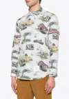 Thom Browne Multicolor Printed Shirt In Multi