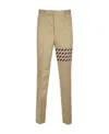 Thom Browne Seamed 4-bar Unconstructed Chino Trouser In Nude