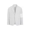 Thom Browne 4-bar Single-breasted Seersucker Blazer