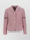 Thom Browne Seersucker Sportcoat Striped Sleeves