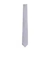 Thom Browne Seersucker Stripe Tie In White