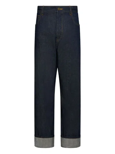 Thom Browne Classic 5 Pocket Denim Pant In Japanese Selvedge Denim In Blue