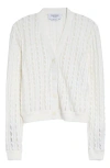 Thom Browne Semisheer Baby Cable Knit Cardigan