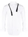Thom Browne Sequin-embellished Cotton Shirt In White