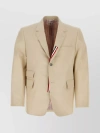 THOM BROWNE SHARP SINGLE-BREASTED JACKET WITH FLAP POCKETS