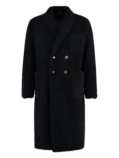 THOM BROWNE SHEARLING OVERCOAT