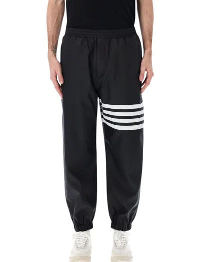 THOM BROWNE THOM BROWNE MEN'S SHINY RIPSTOP 4-BAR TRACK PANTS