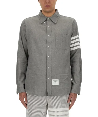 Thom Browne Shirt In Gray