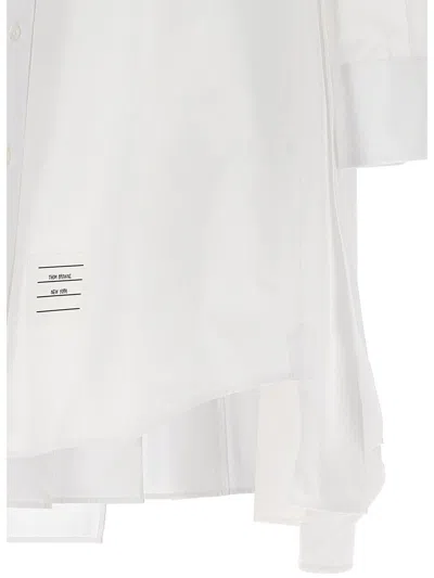 Thom Browne Shirt Dress In White