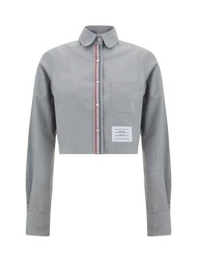 Thom Browne Shirt In Grey