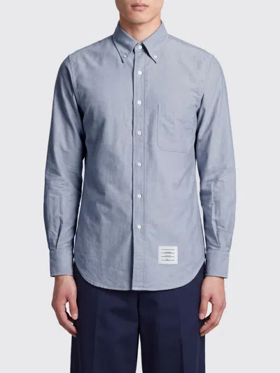 Thom Browne Shirt Men Color Gnawed Blue