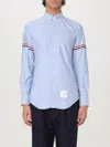 Thom Browne Classic Oxford Button Down Shirt In Light Blue