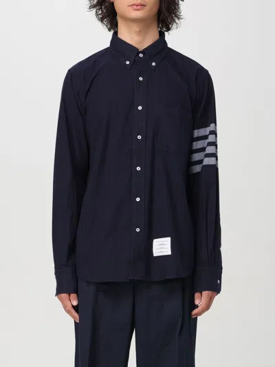 THOM BROWNE SHIRT THOM BROWNE MEN COLOR BLUE,F71365009