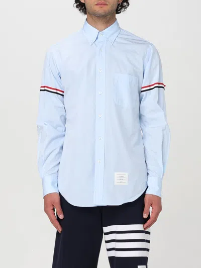 THOM BROWNE SHIRT THOM BROWNE MEN COLOR BLUE,F71364009