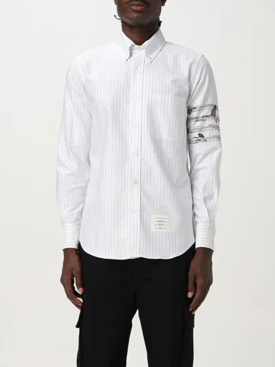 THOM BROWNE SHIRT THOM BROWNE MEN COLOR CHARCOAL,430980033