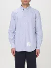 Thom Browne 'oxford Signature Striped Shirt In In Gnawed Blue