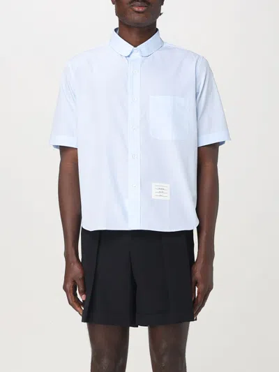 Thom Browne Shirt  Men Color Gnawed Blue In Hellblau