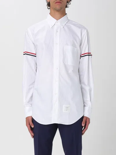 THOM BROWNE SHIRT THOM BROWNE MEN COLOR WHITE,H11939001