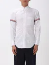 Thom Browne 4-bar Stripe Cotton Shirt In White