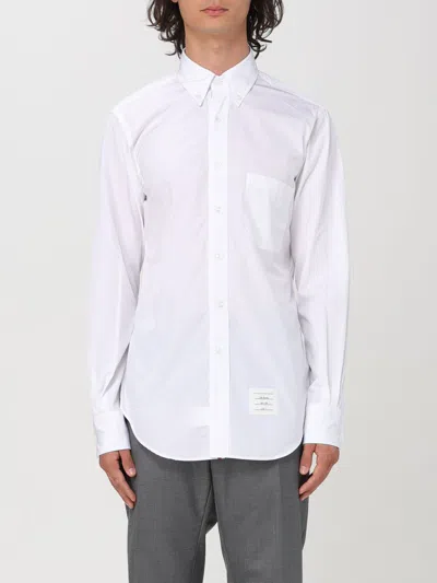 THOM BROWNE SHIRT THOM BROWNE MEN COLOR WHITE,F77024001